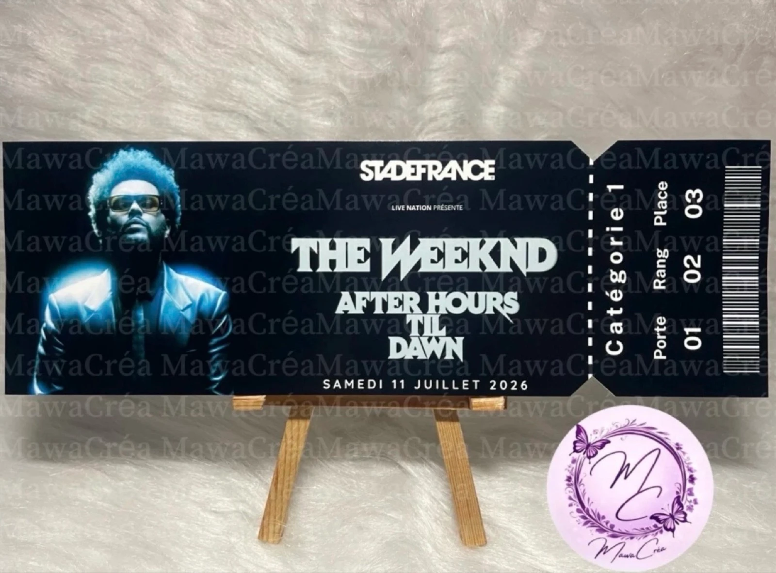 Ticket souvenir The Weeknd 